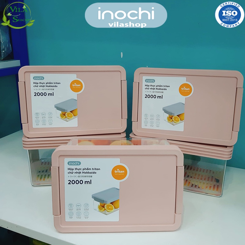 [ 5 Size ] Hộp Tritan Chữ Nhật, Hộp Bảo Quản Thực Phẩm Nhựa Tritan Cao Cấp Inochi Không Chứa BPA, BPS An Toàn Tuyệt Đối