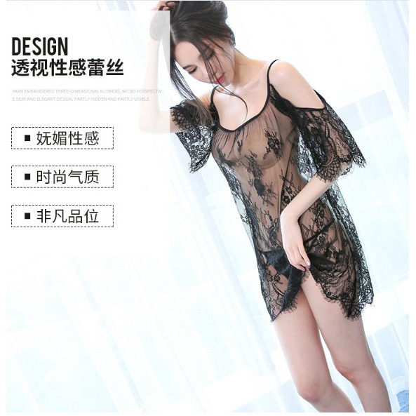 [HÀNG NHẬP] - L0091 - Đầm ngủ gợi cảm kèm quần chip | BigBuy360 - bigbuy360.vn