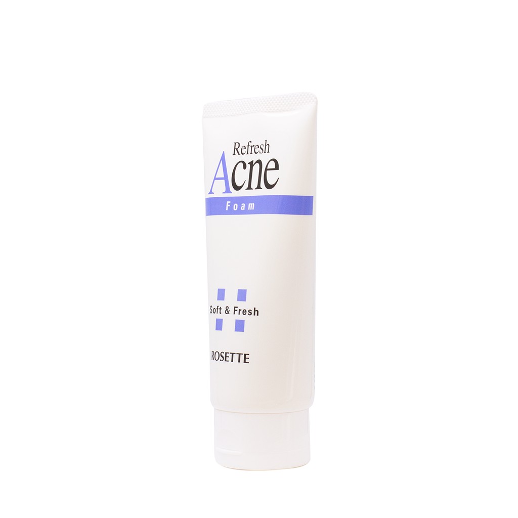 Sữa Rửa Mặt Tạo Bọt Ngăn Ngừa Và Giảm Mụn Trứng Cá Và Mụn Mủ Rosette Acne Refresh Foam 120G