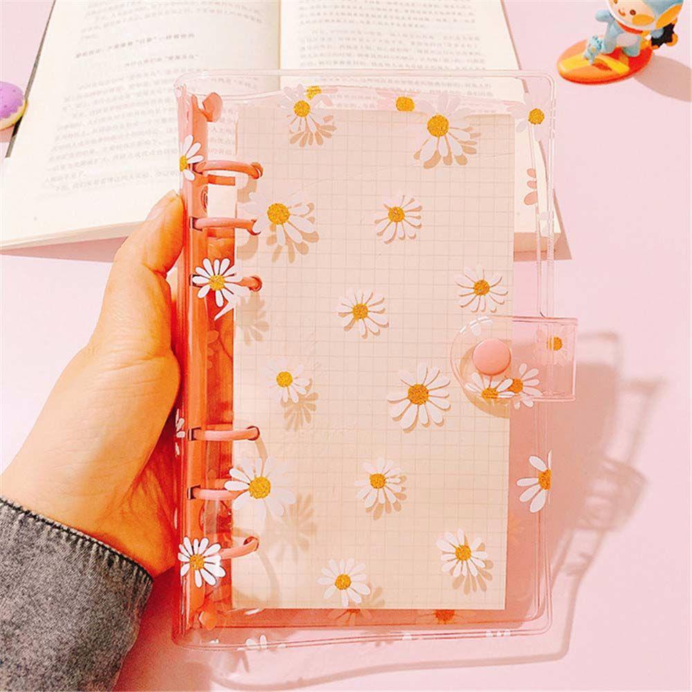 Ốp Điện Thoại Mềm In Hình Hoa Cúc 6 Lỗ Cho Sổ Tay Khổ A6 A5