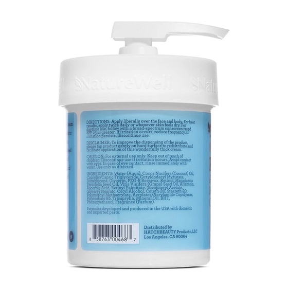 Kem dưỡng ẩm cho mặt và toàn thân Nature Well 454g USA