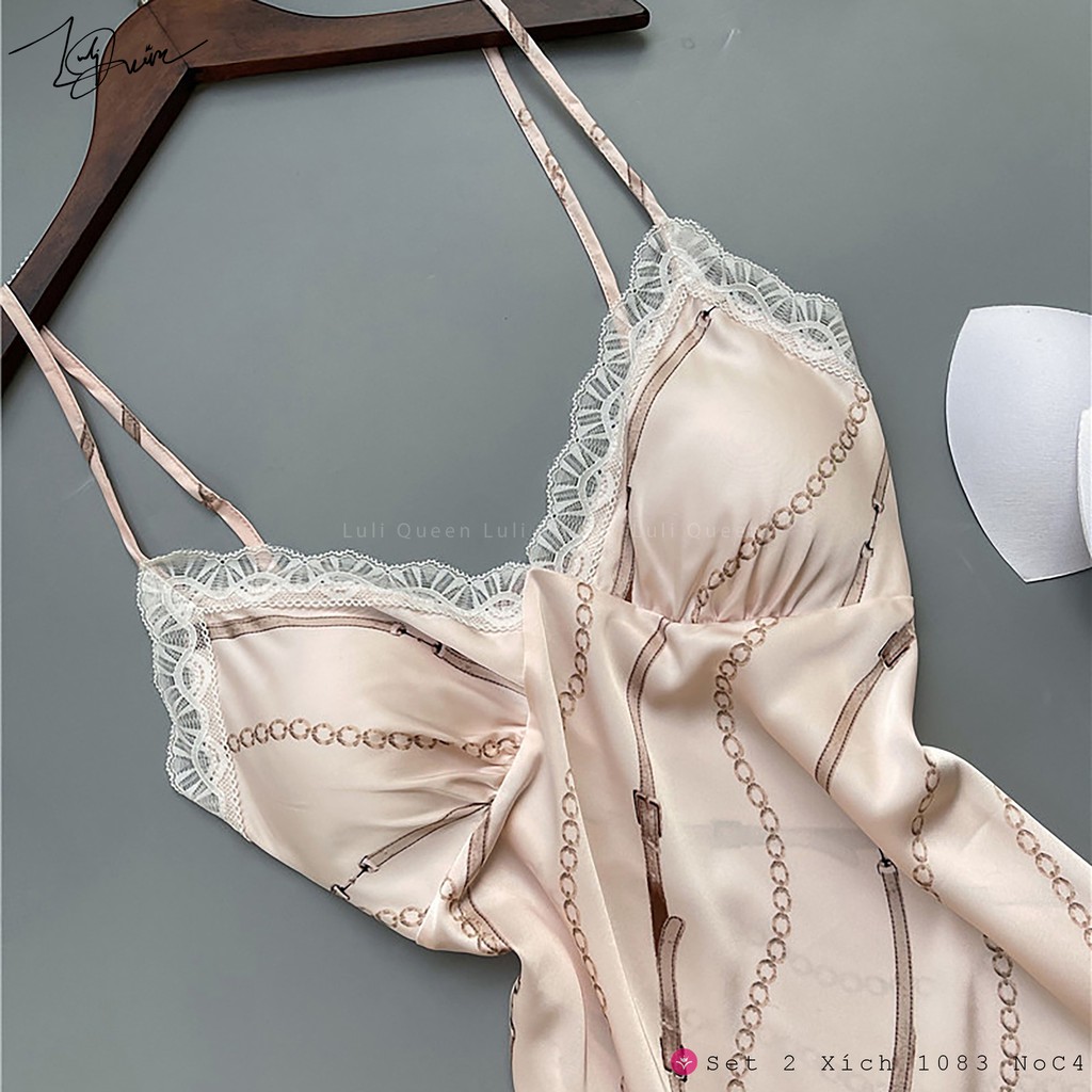 Bộ ngủ lụa cao cấp set 2 xich 1083