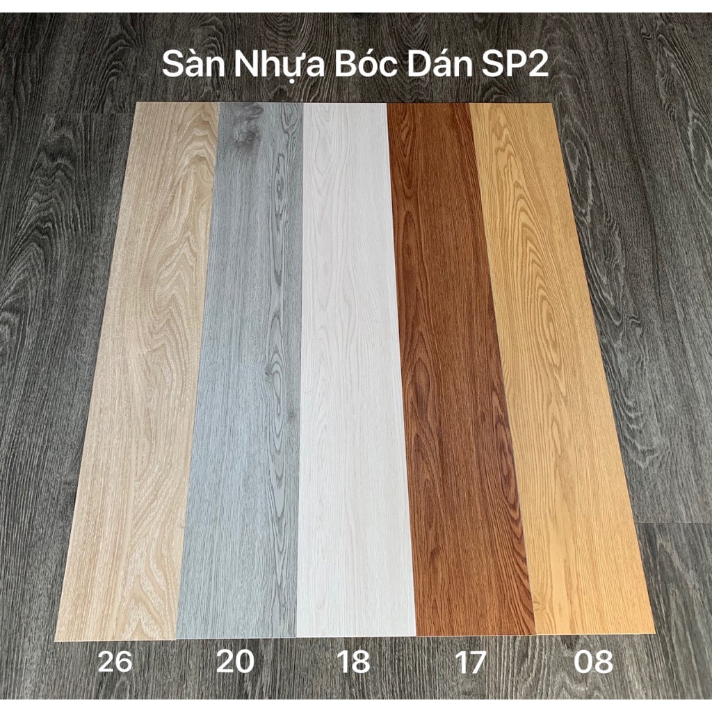 Sàn Nhựa Vân Gỗ Giá Rẻ - Đà Nẵng: 85k - 90k/m2 ( 7 tấm/m2 )
