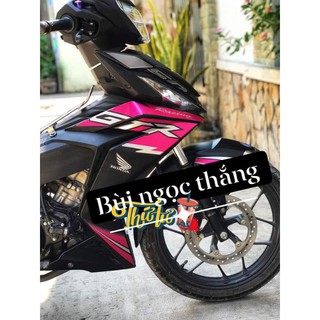 Tem rời Candy GTR Winner V1 phối hồng cực nam tính :)). Tem 3 lớp cao cấp bao bay màu