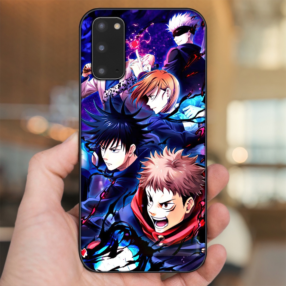 Ốp lưng Samsung S20 viền đen in hình Yuji Jujutsu Kaisen