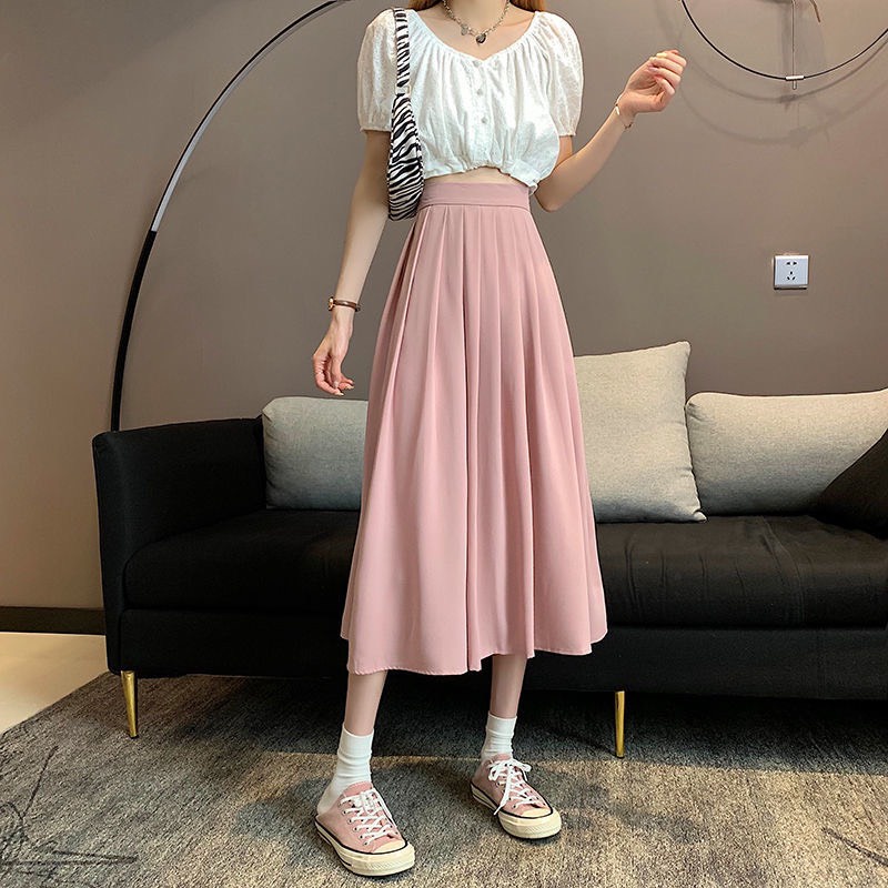 Chân Váy Dài Xếp Ly Khoác Sườn | Smide Clothing