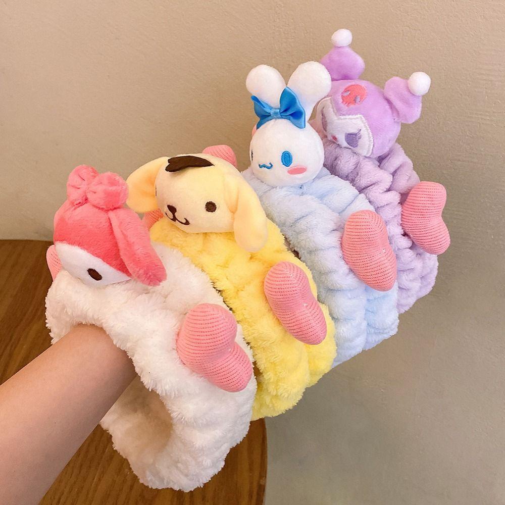 Băng Đô Nhung Họa Tiết Kuromi My Melody Dễ Thương Dành Cho Nữ