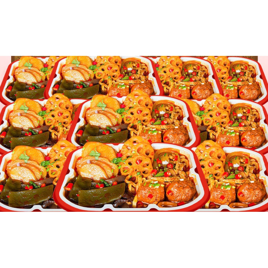 ĐÀ NẴNG - Lẩu tự sôi Bò Ba Chỉ Xíu Mại Tê Cay / Đặc sản Tứ Xuyên - Đầy đủ gia vị Hộp to 300 gram MIE SHOP | BigBuy360 - bigbuy360.vn