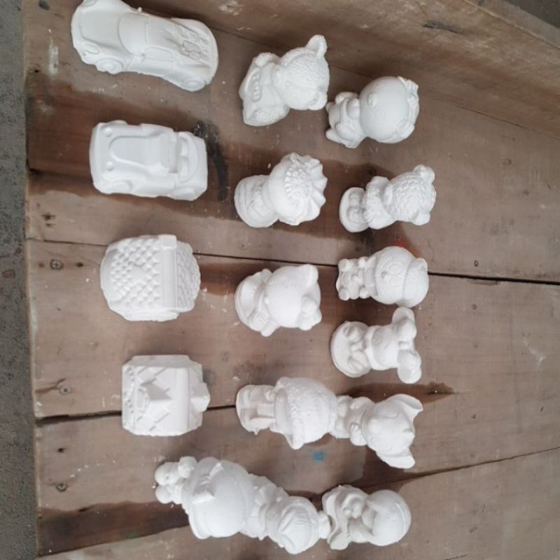 Sỉ Tượng thạch cao cho bé ngẫu nhiên từ 7đến 12cm