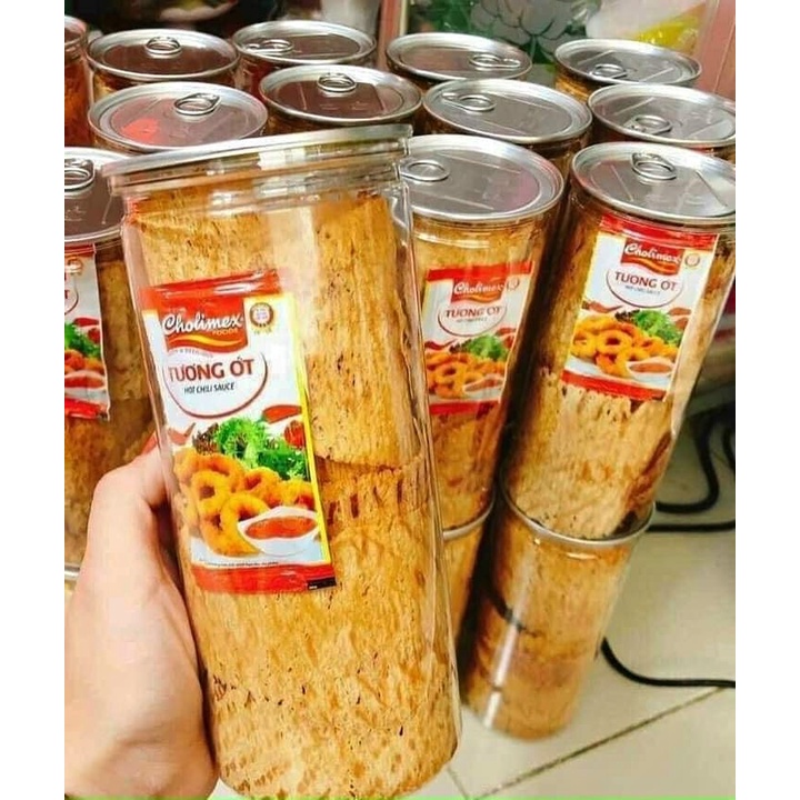 Mực cán tẩm gia vị - hủ 200gr  - thơm dai