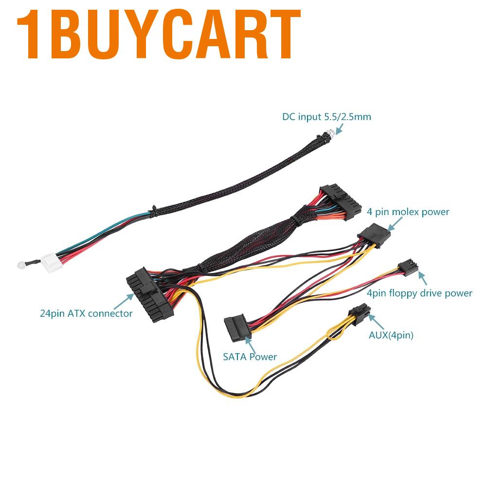 1buycart 19V Power Supply Module for PC  4 Pin For Computer DC 24pin ATX To 12V AUX DC-ATX Mini ITX Motherboards