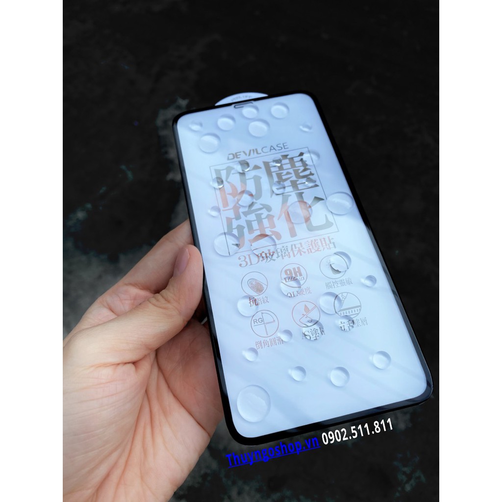 Kính cường lực DevilCase full màn hình 100% - Iphone 11 / 11 Pro / 11 Pro Max / X /Xs Max / Xs / XR