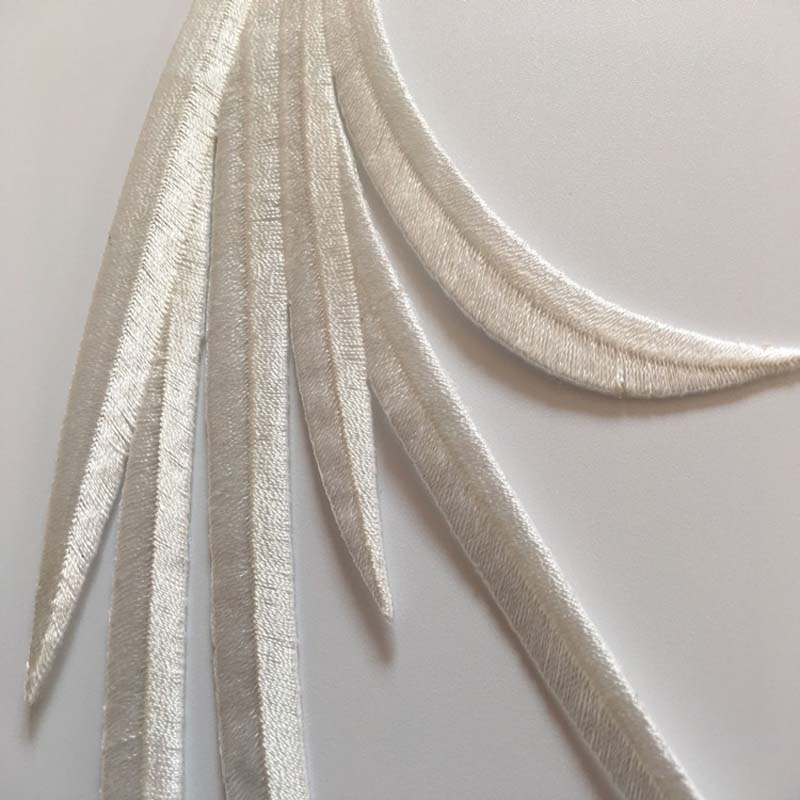 Set 4 Miếng Dán Ủi Quần Áo Hình Hoa Và Chim