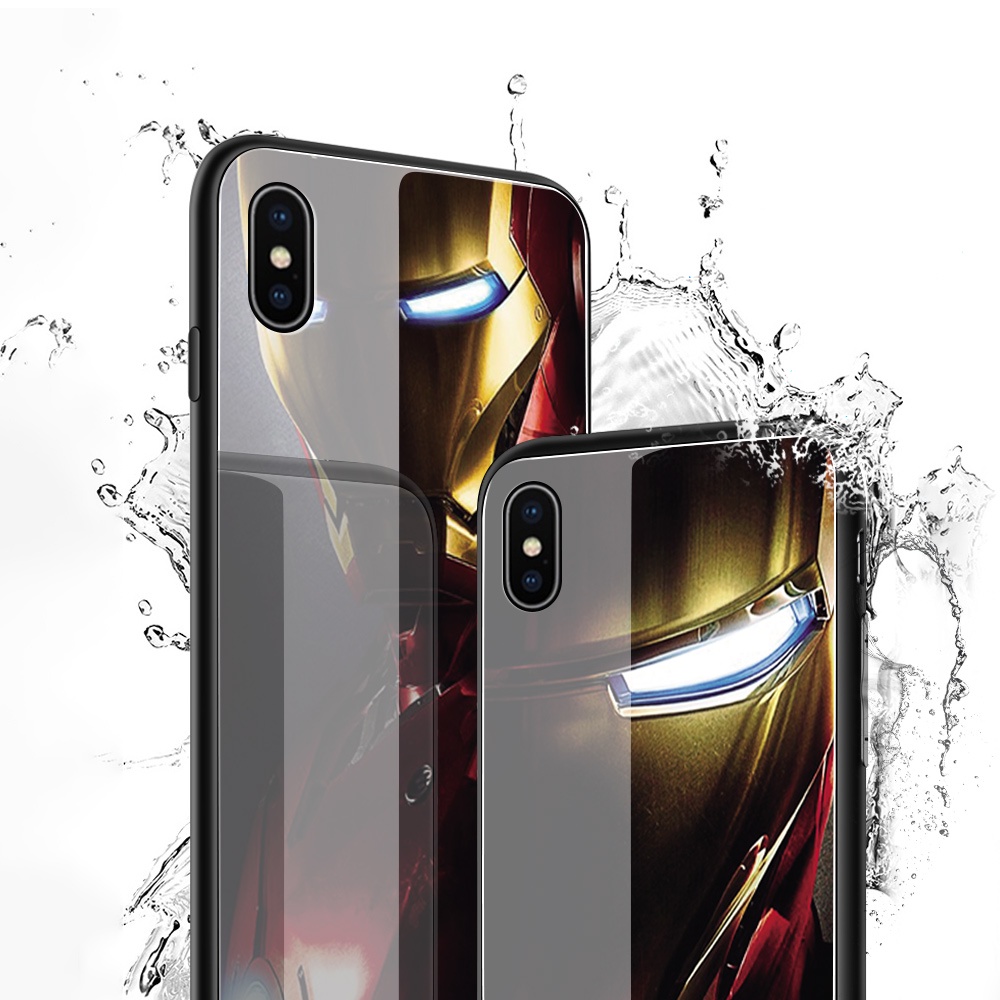 Ốp Điện Thoại Kính Cường Lực Hình Siêu Anh Hùng Marvel Cho Xiaomi Redmi Note 11/Note 11S Note 11 Pro 4G/5G