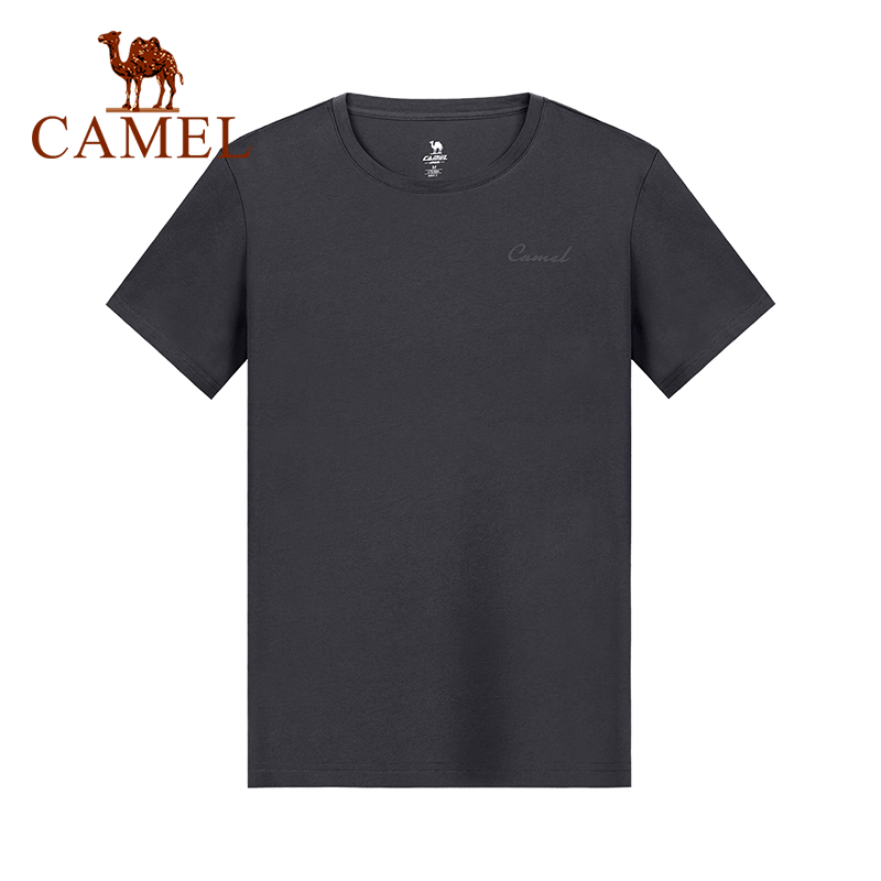 Áo thun thể thao CAMEL vải cotton dáng rộng thông thoáng thời trang cho nữ