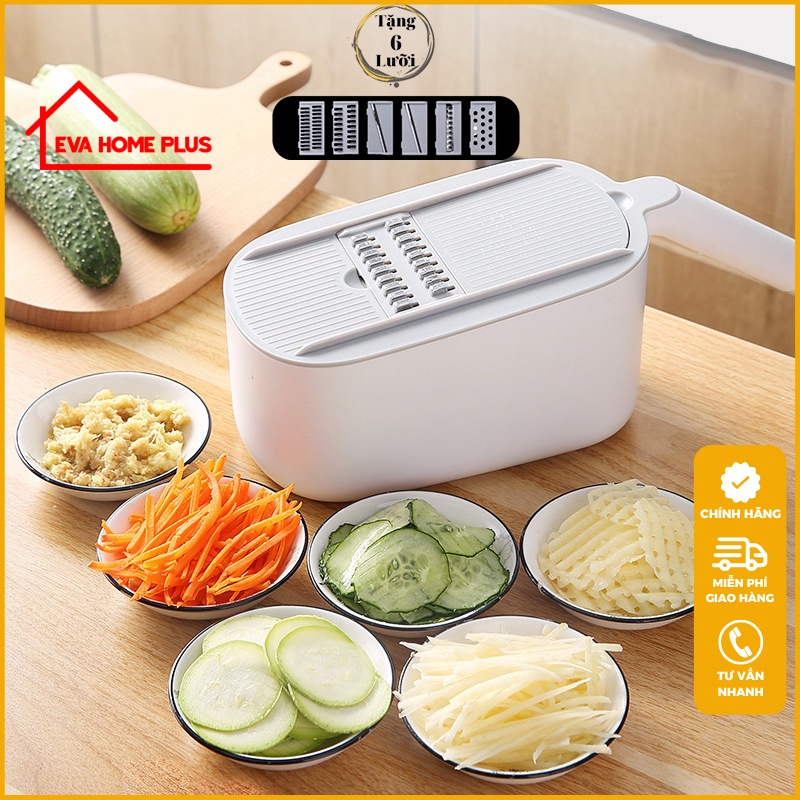 Bộ nạo rau củ quả 6 chức năng thái gọt ecoco chính hãng cao cấp đồ gia dụng thông minh cho mọi nhà