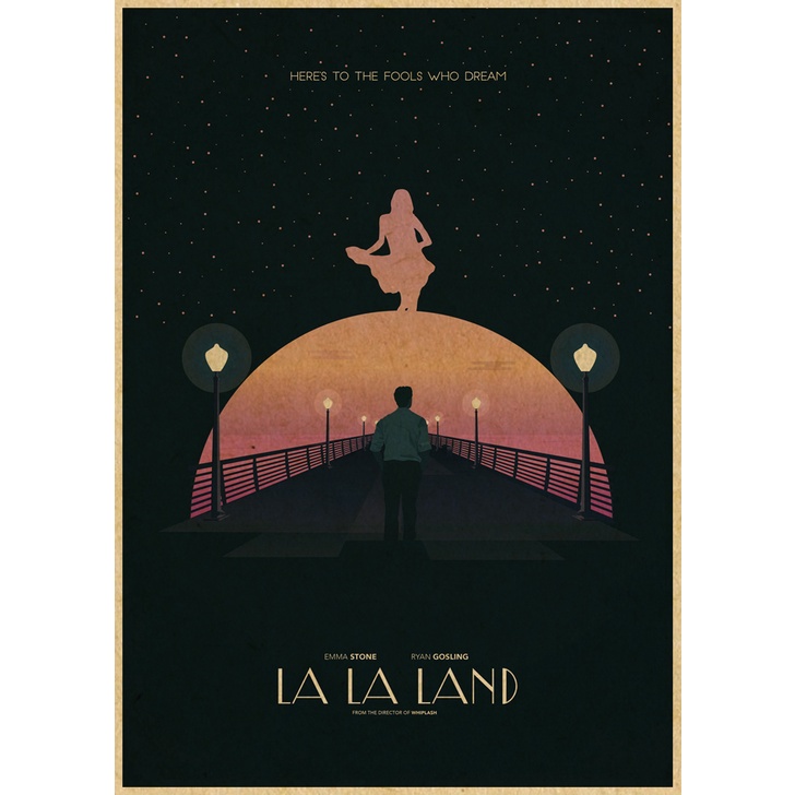 Phích Cắm Tường Trang Trí In Hình Phim la land Cổ Điển
