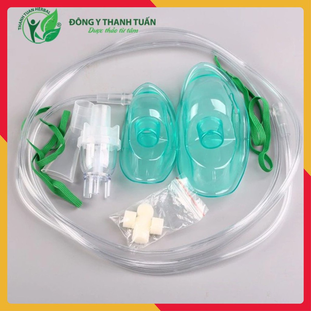 Bộ Mask Xông Khí Dung Trẻ Em Và Người Lớn Dành Cho Máy Xông Khí Dung/ Xông Mũi Họng