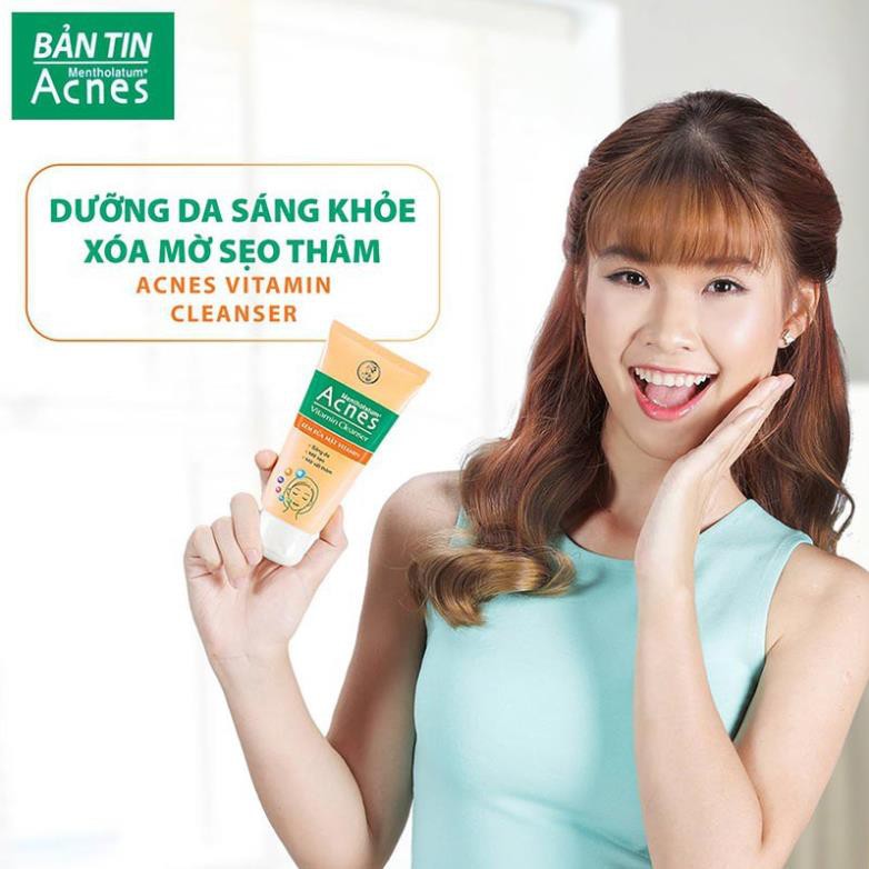 [Chính hãng] Kem rửa mặt Vitamin Acnes Vitamin Cleaser 100g Cao Cấp