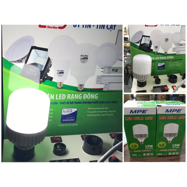 Đèn led búp 15W MPE