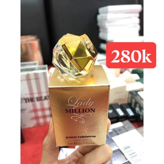 Nước hoa mini lady million