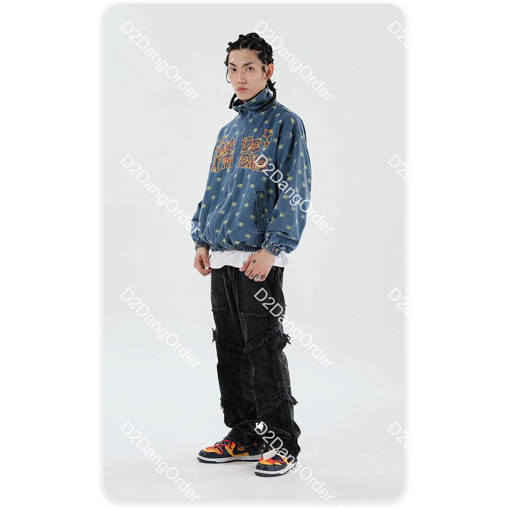 "ÁO BOMBER DENIM BÓNG CHÀY "MADE EXTREME" VARSITY JACKET 2 MÀU [HÀNG ORDER - FULL BAG BILL]"