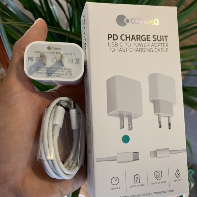 Sạc nhanh iphone chuẩn PD 20w