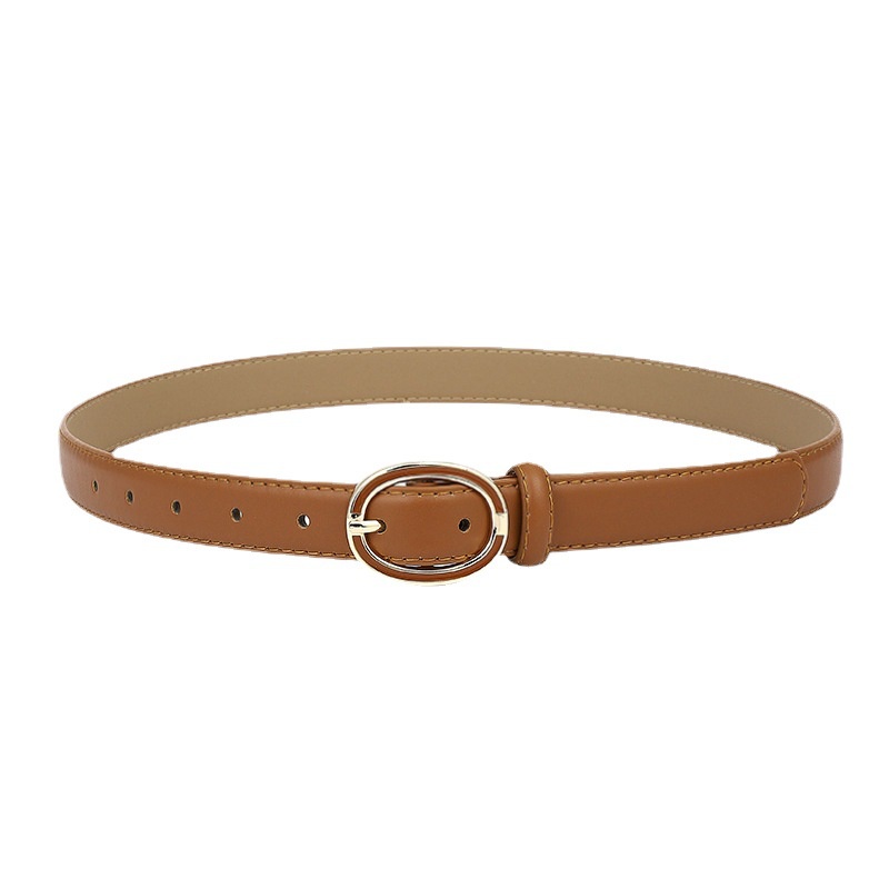 Thắt Lưng Khóa Cài Sơn Màu Thời Trang Nhật Bản Mới Cho Nữ