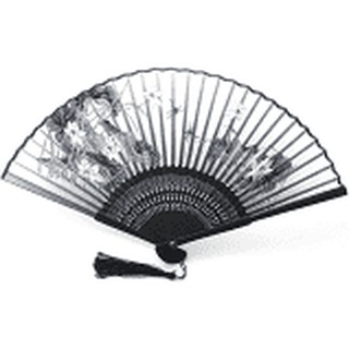 Quạt giấy Nhật Bản hoa sen nở thanh tao sang trọng