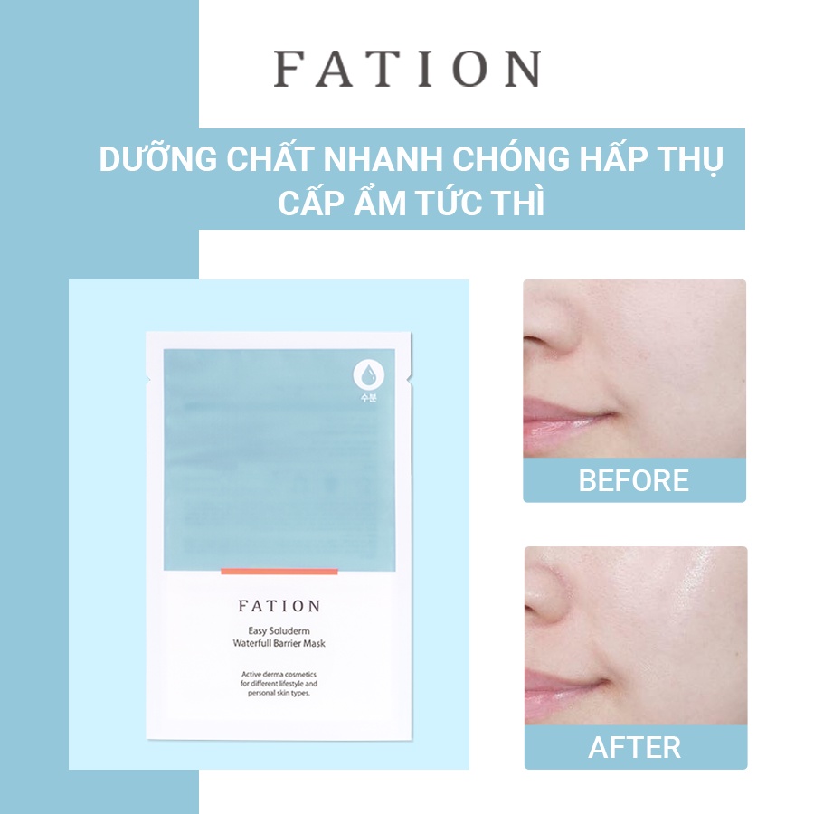 Mặt Nạ Cấp Ẩm FATION Easy Soluderm Waterfull Barrier Mask 25g
