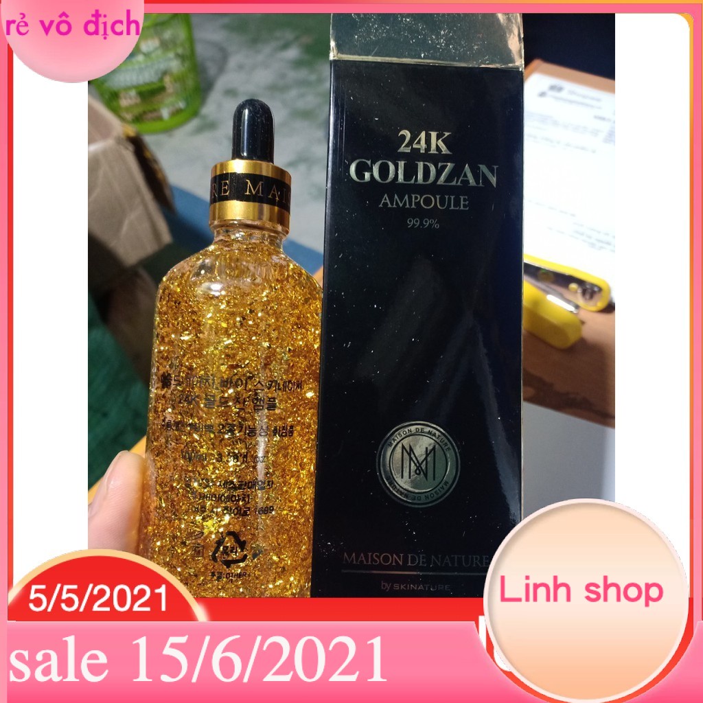 giá sỉ serum dưỡng da 24k goldzan ( chuẩn , mầu đậm)