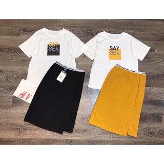 Set chân váy umi + áo cotton