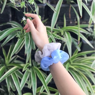 Chun buộc tóc vải voan/ cột tóc vải voan