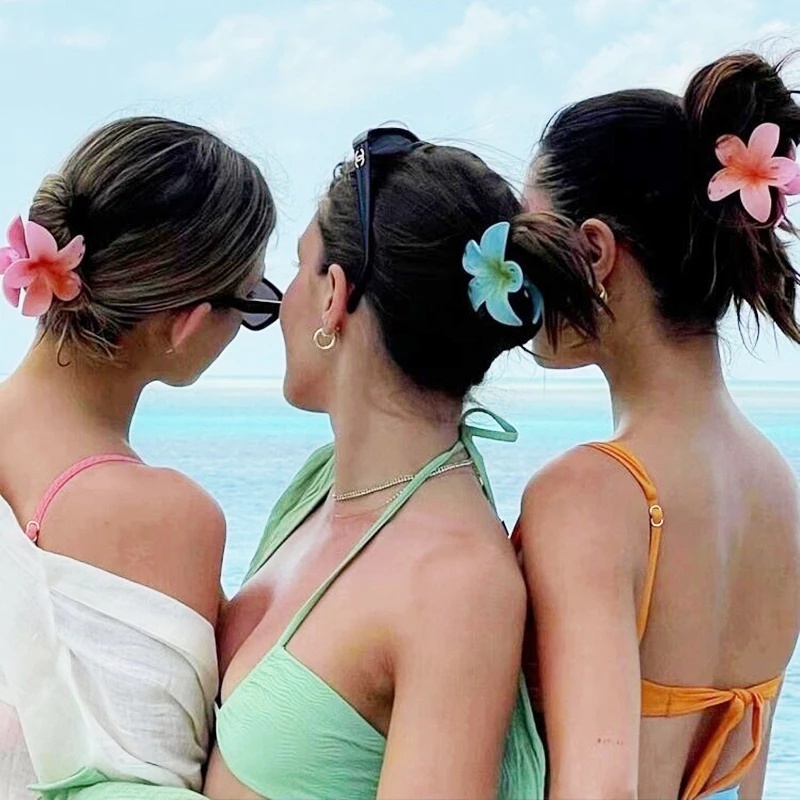 Kẹp Tóc Hình Hoa Lily Phong Cách Bohemian Ngọt Ngào Thời Trang Cho Nữ