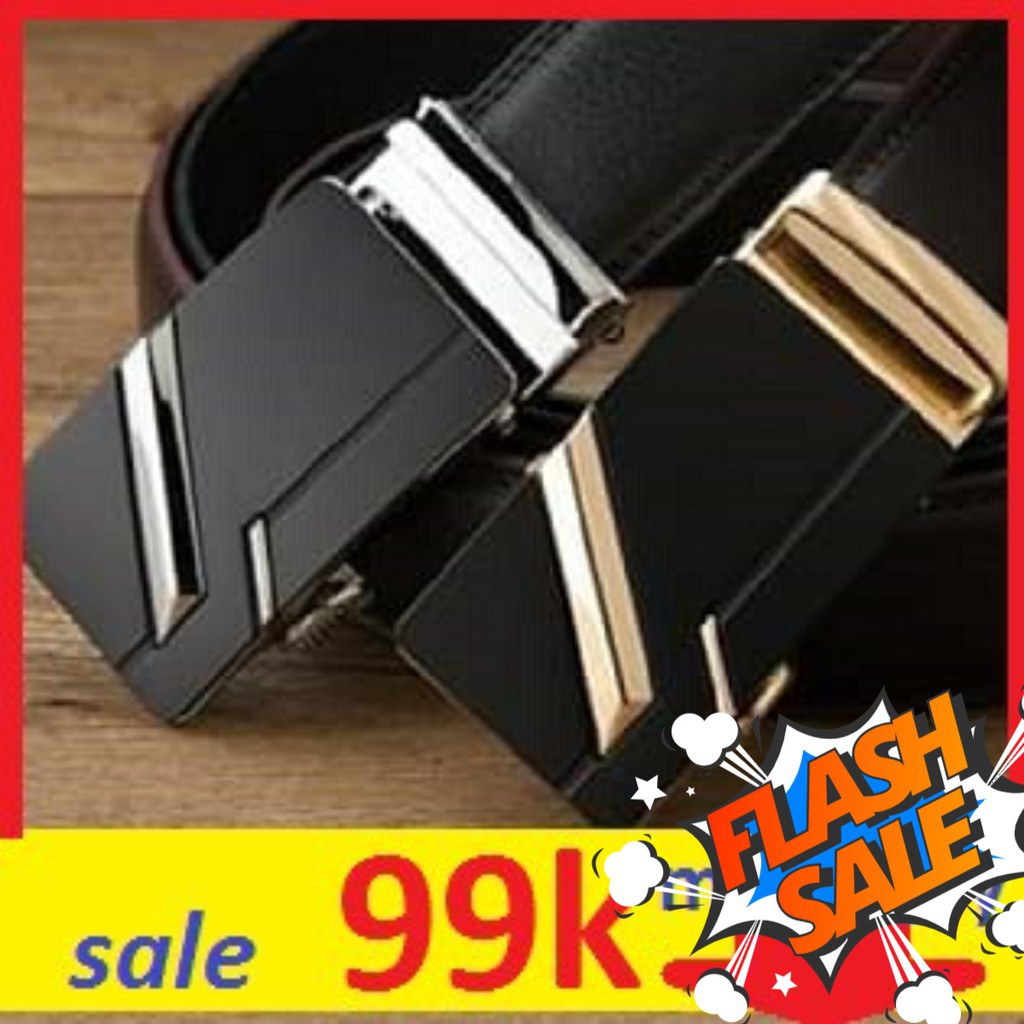 Thắt Lưng Nam AROTI Khóa Tự Động Chất Da Đẹp Cao Cấp Rất Sang Trọng Dây Nịt Có Màu Nâu Và Đen Giao Mặt Ngẫu Nhiên TLXA