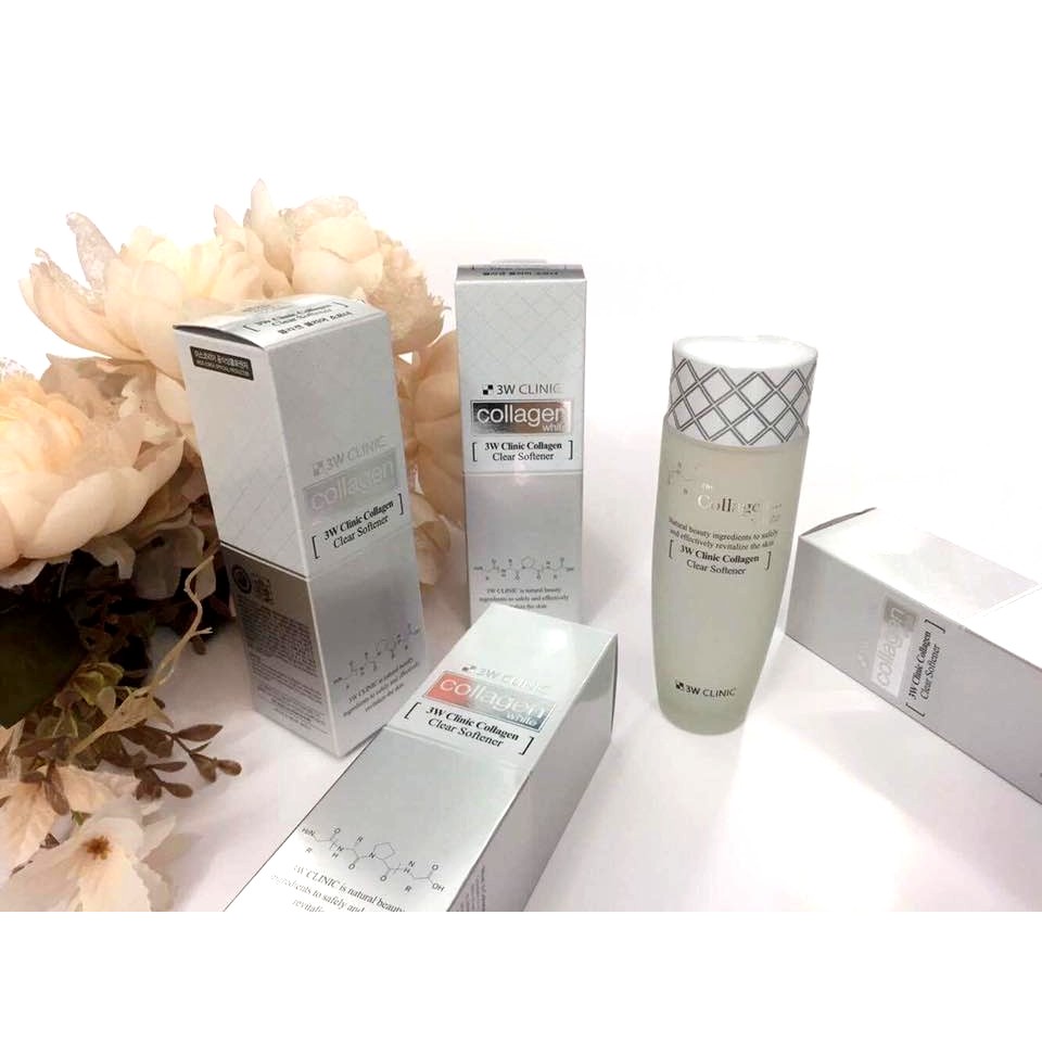 Nước Hoa Hồng Làm Trắng Da 3W Clinic Collagen Clear Softener 150ml | BigBuy360 - bigbuy360.vn