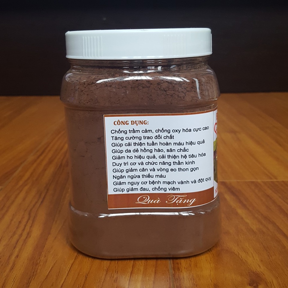 Bột Cacao Nguyên Chất Đăk Lăk Loại 1 - Bột Cacao Hộp 500gr