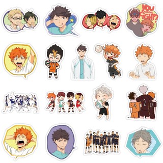 Sticker anime / hình dán haikyuu 30-60 cái ép lụa