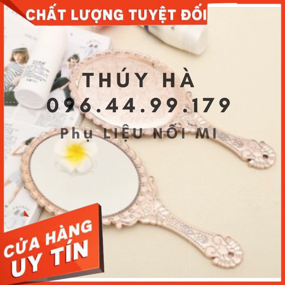 gương hoàng cung_ dụng cụ nối mi_gương soi mi_THÚY HÀ