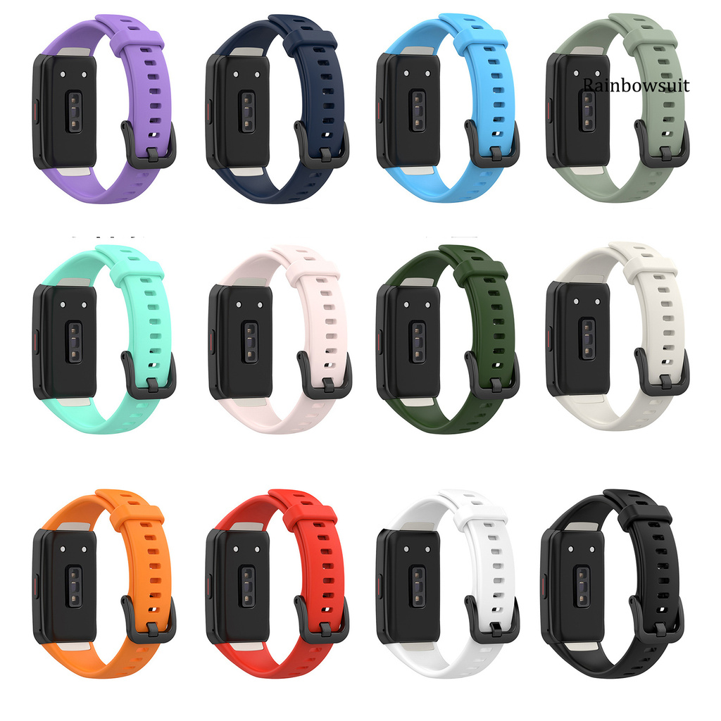 Dây Đeo Silicone Mềm Chống Nước Cho Đồng Hồ Thông Minh Huawei Honor Band 6-1