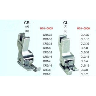 Chân vịt mí 2ly máy may công nghiệp (trái/phải).