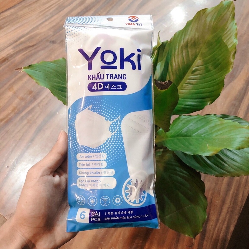 Sỉ khẩu trang YOKI 4D 1 thùng 50 bịch