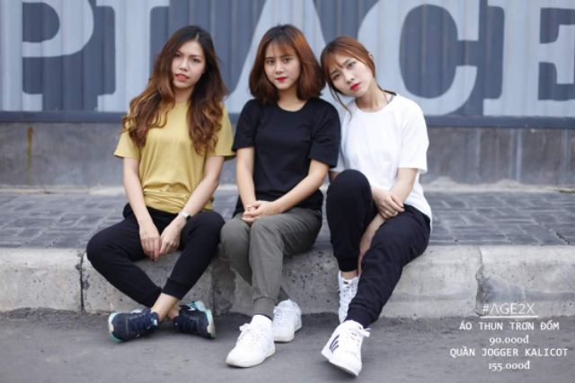 Áo thun trơn trắng LOẠI 1 AGE2X | BigBuy360 - bigbuy360.vn