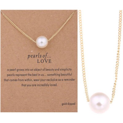 Dây Chuyền Ngọc Trai Phong Cách Hàn Quốc Sang Trọng