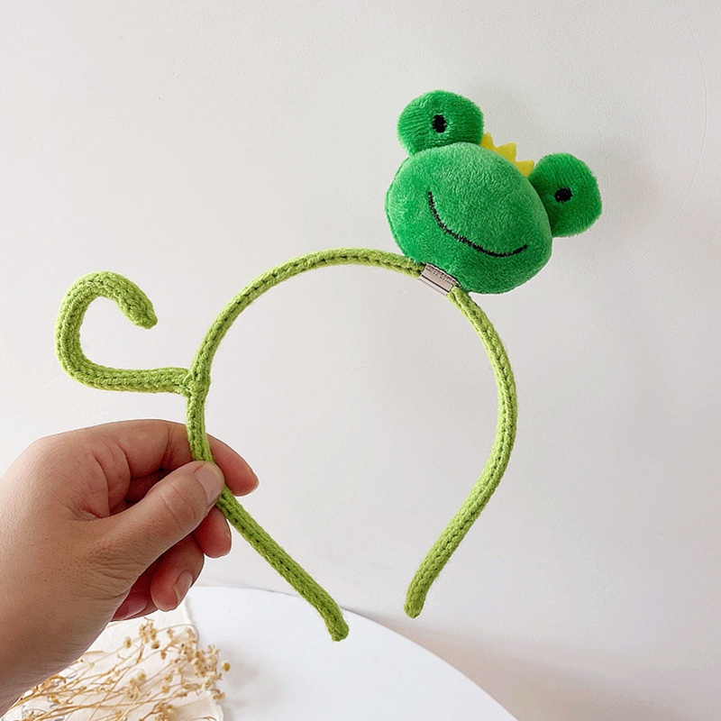 Flgo Băng Đô Cài Tóc Dệt Kim Hình Động Vật Dễ Thương Cho Nữ