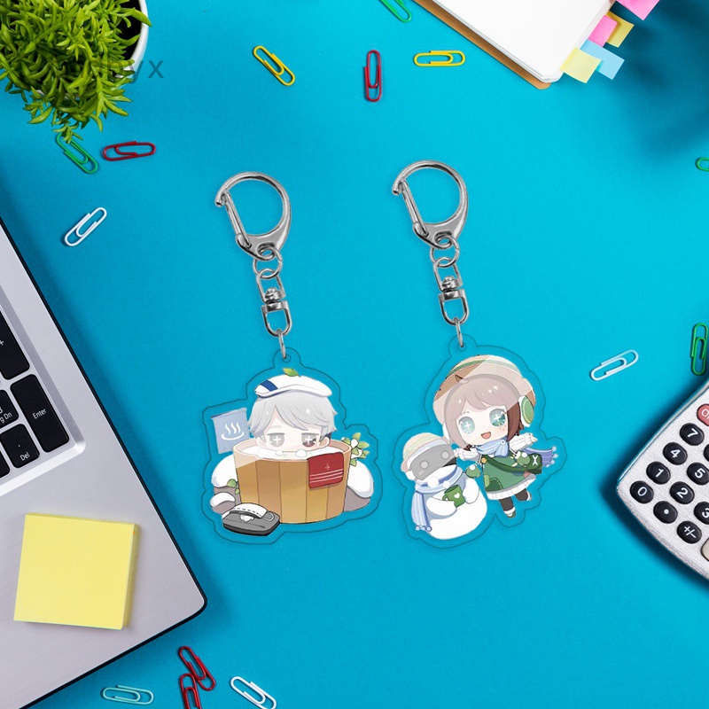 Móc khóa họa tiết nhân vật Brelok Emily Dale hoạt hình Identity V xinh xắn dành cho bé