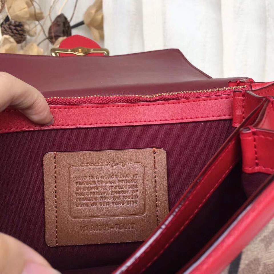 TÚI C0ACH___RILEY TOP HANDLE 22 code : f76017