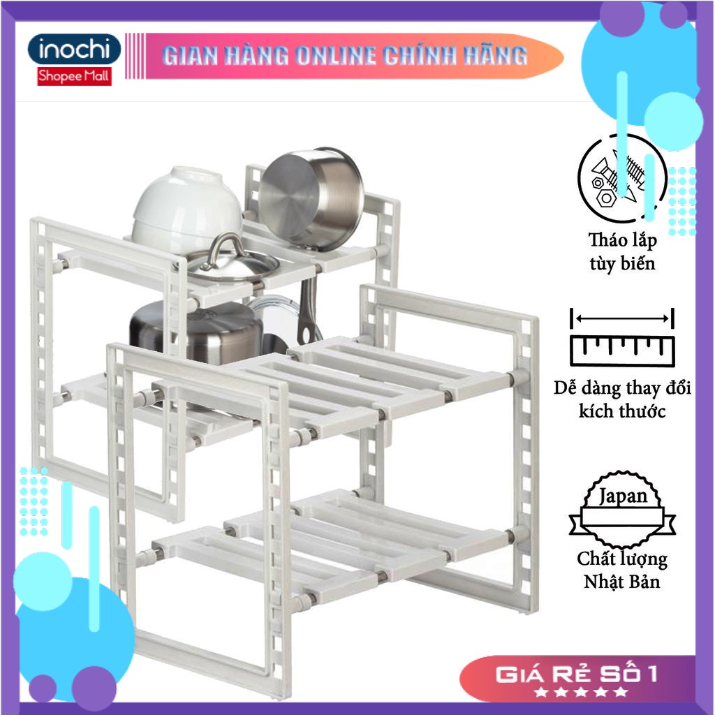 Kệ gầm bếp , đa năng thông minh Tokyo INOCHI dành cho nhà bếp nhà tắm KE008