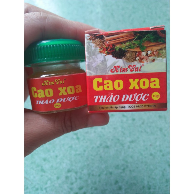 CAO XOA BÓP THẢO DƯỢC HIỆU KIM VUI - HỘP 10g