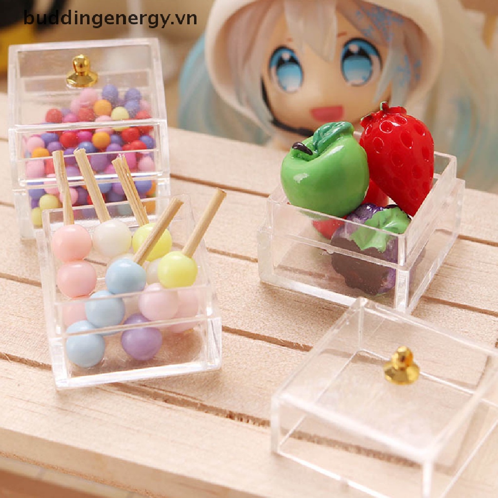 Hũ Đựng Kẹo / Tráng Miệng Mini Tỉ Lệ 1 / 12 Trang Trí Nhà Búp Bê